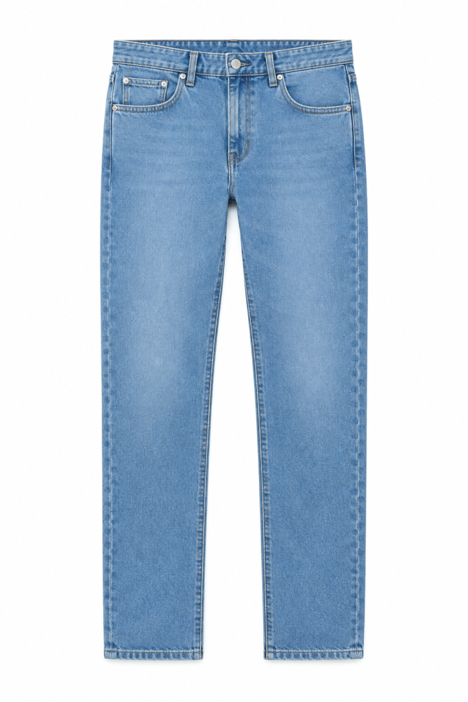 Men's Baggy Loose-Fit | Denim Jeans Pent | Sky Blue Denim Comfort | Maxgrapesy's Choice